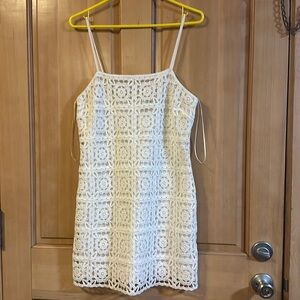 Mini white dress
